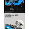 1/24 Lamborghini Huracan STO V10 Supercar Model Alloy Die Cast Vehicle Model Home Interior Collection Decorative Ornaments Gift