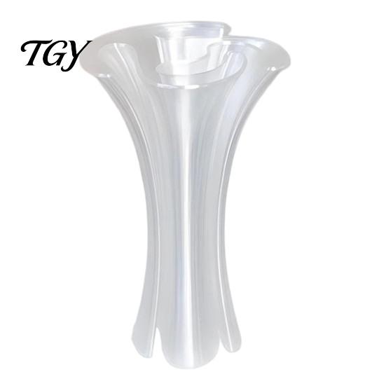Woondecoratie Accessoires Moderne 3D Geprinte Vaas, Artistieke Bloem Elegante Decoratieve Vaas Tafeldecoratie voor Kunstbloemen, Verse Bloemen