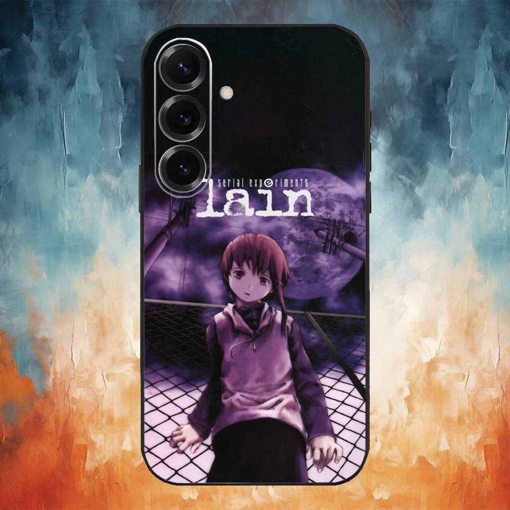 S-Serial E-Experiments L-Lain Phone Case For Samsung Galaxy A73,A72,A71,A70,A53,A52,A51,Others Soft Black Cover