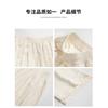 Cloud Milk Pants Spring and Summer New Drape White Straight Loose Casual Small Scimitar Wide-leg Pants Women