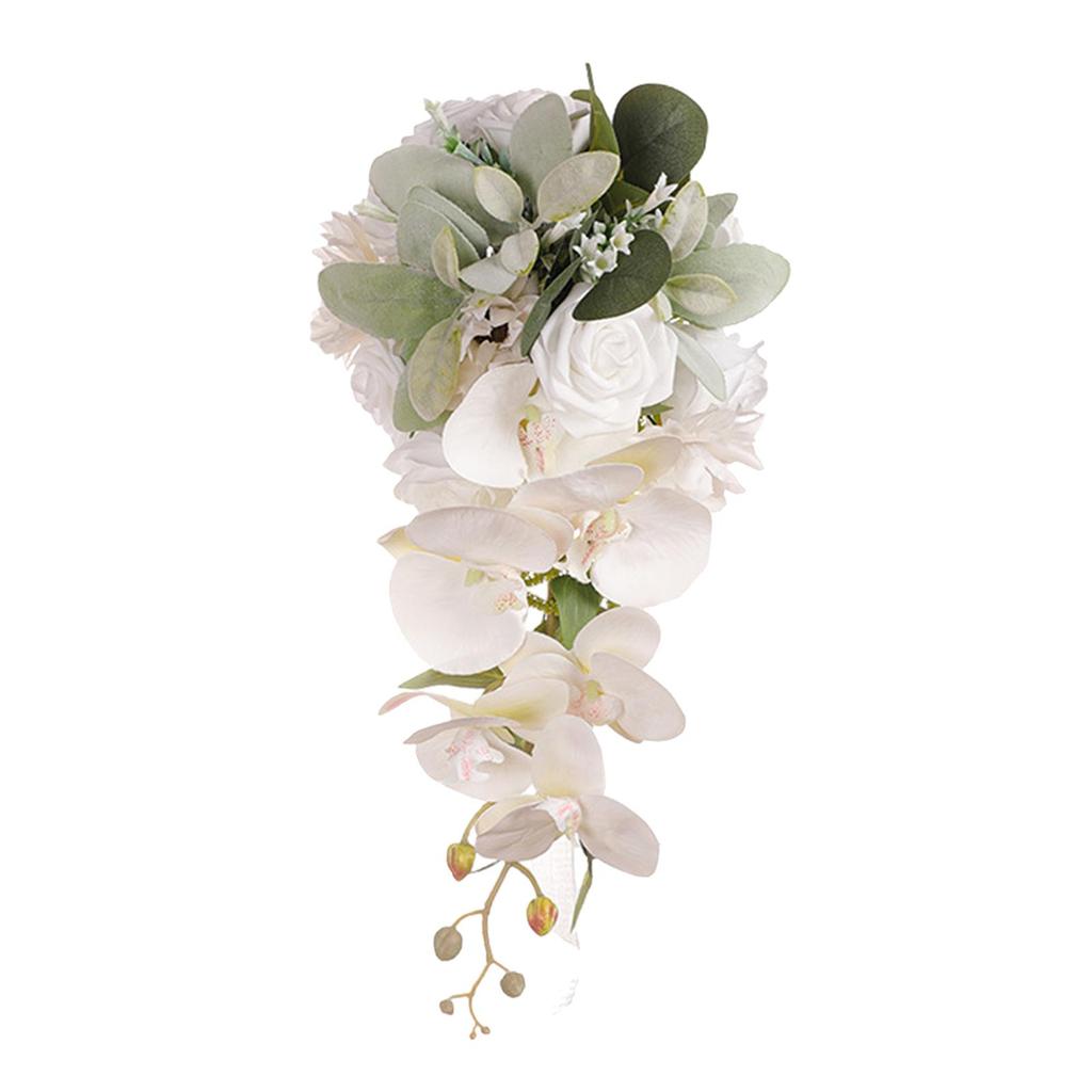 Bridal Bouquet Romantic Artificial Flowers for Valentine’s Day Party Wedding R