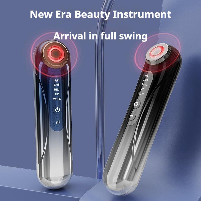Warm Facial Beauty Instrument EMS Microcurrent Lifting Firming Light Pattern Photon Rejuvenation Introducer