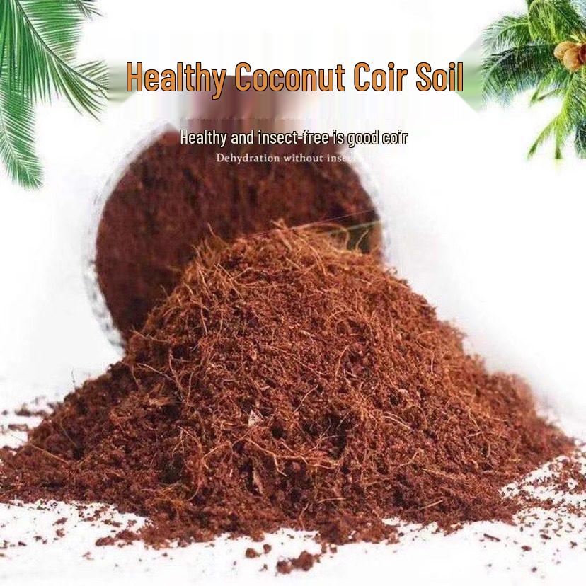 Universal Coconut Coir Soil for Planting - Coarse Coconut Shell Blocks for Flowers and Vegetables