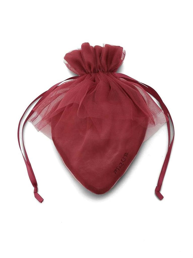 Gelato Pique Strawberry Drawstring Pouch PWGB244742 RED