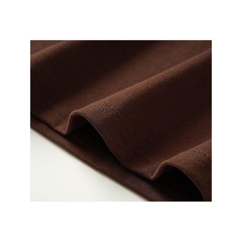 Anti-Static Pure Cotton Large Size Half-High Collar Base Shirt for Women in Autumn and Winter, New Slim-Fit T-Shirt for Layering