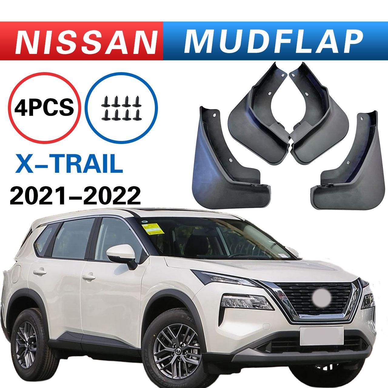 For -22NISSAN Rogue X-Trail mudguard, Splash proof mudguard, front and rear wheel fender