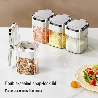Glass Spice Jar Set