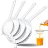 Kitchen Nut Milk Filter Plastic Fine Mesh Spoon Strainer Flour Sieve with Handle Soy Milk Coffee Filter Colanders Kitchen Tools