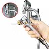 Modern Wall-mounted Chrome T-Adapter Shut-off Valve Horizontal Spray for Bathroom Toilet Bidet Brass