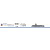 Pit Road 1/700 Skywave Series Maritime Self-Defense Force Submarine SS-501 Soryu 120mm Plastic Model J93 Brown 12cm