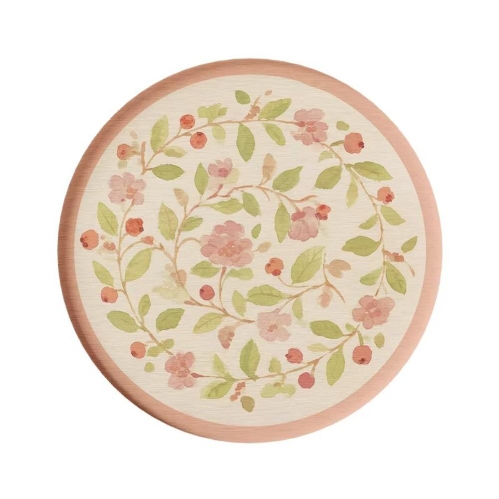 Leaves Heat Insulation Pad Flower Table Mats Non-Slip Diatom Coaster  Dining Table Type E