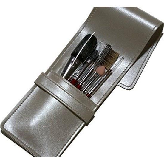 Kumano Fude AR Series 5-Piece Set (with Pouch) Recommended As Starter Kit Makeup Brushes S-16 Customizable Name