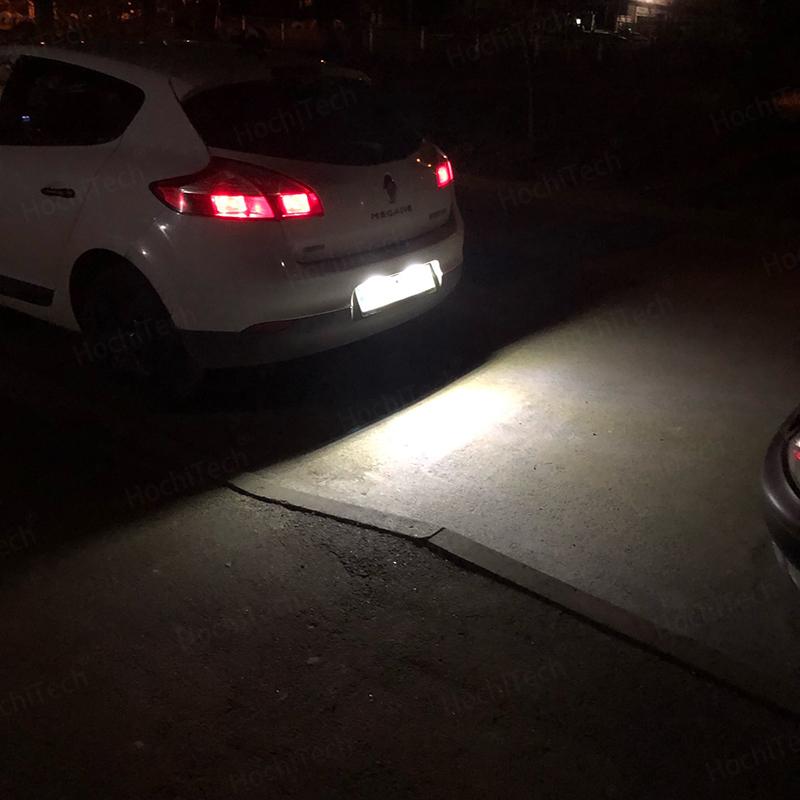Car LED Number License Plate Lights For Renault Megane 2 Clio Laguna 3 Megane 3 Twingo Master Vel Satis