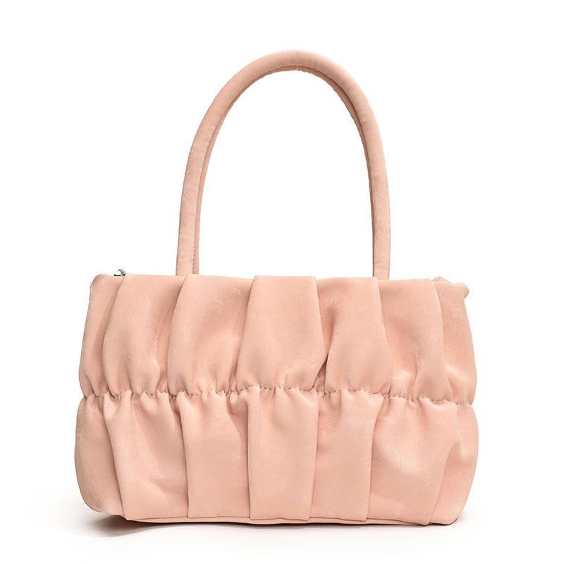 Kabelka Dámská Jarní a Letní Nová Módní Skládaná Kabelka Ležérní Jednoduchá Kabelka Přes Rameno Jednoduchá Kabelka do Podpaží