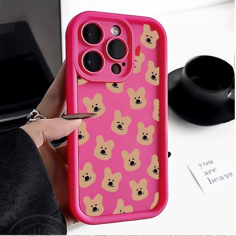Full screen bear avatar iPhone11Promax mobile phone case ladder suitable for Apple 11promax eye 11 sets