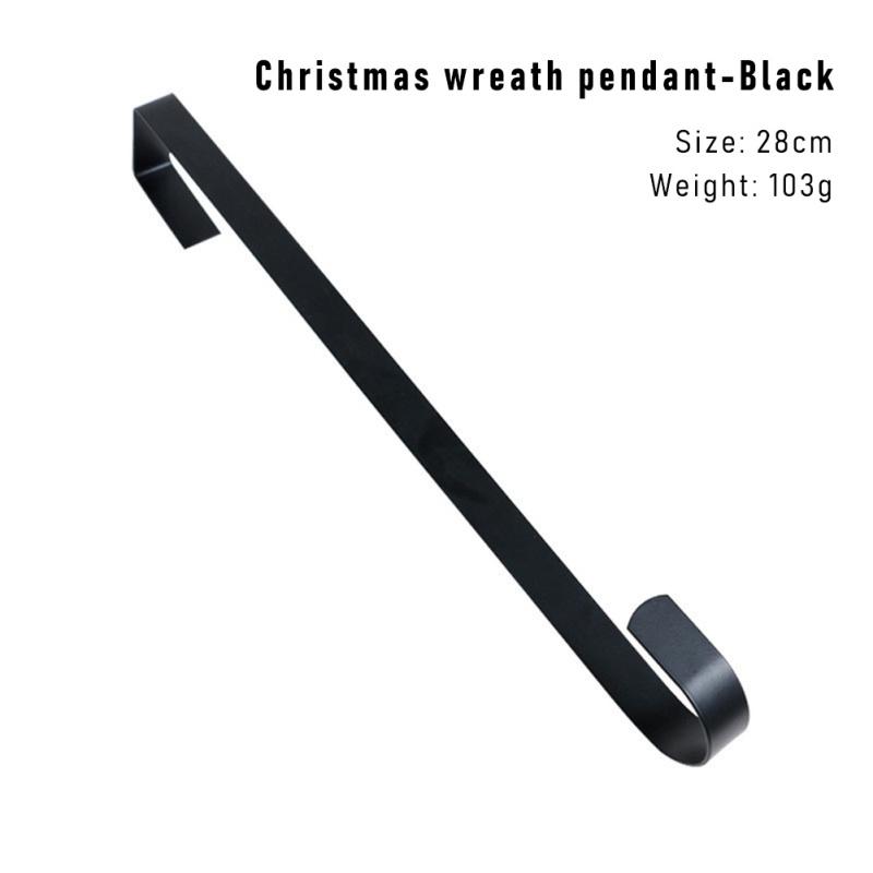 

Гладкая поверхность крючка для венка прочный и долговечный ультратонкий дизайн простой в использовании не повреждает дверь 28cm