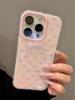 Cute Pink Bowknot Bow Magnetic Grip Tok Wireless Charge Phone Case for iPhone 16 15 14 13 17 Pro Max For Magsafe Holder Cover