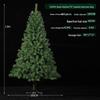 PVC Dense Christmas Tree - 1.5/1.8/2.1 Meters, Ideal for Hotel & Home Decor