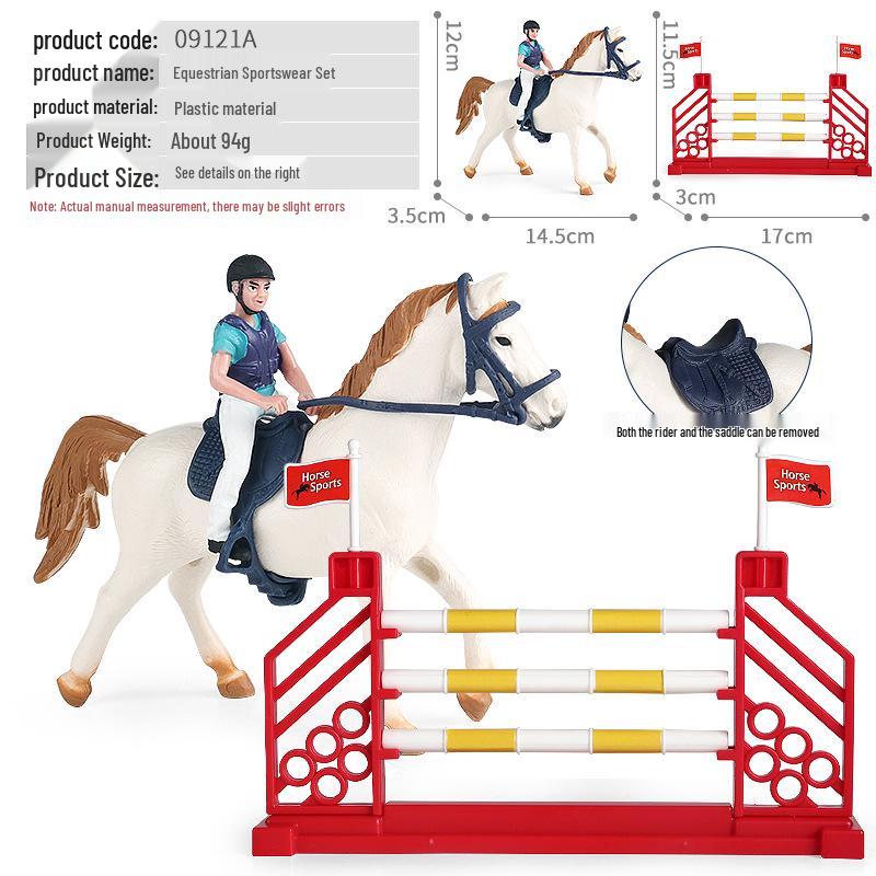 Children's Thousand-Mile Horse Simulation Model Toy and Sand Table Set