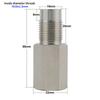 JIAX Universal Stainless Steel SS304 Check Engine Light CEL Mini Catalyst O2 Sensor Spacer Adapter Oxygen Sensor M18X1.5