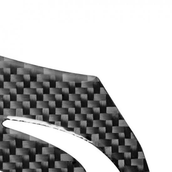 6Pcs Carbon Fiber Interior Steering Wheel Kit Cover Trim For Mini Cooper 2007-10