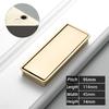 Closet Kitchen Hidden Door Handle Black Gold Embedded Handle Door Invisible Cabinet Handle Recessed Pulls Knob Furniture Hardwar