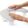 Professional Manicure Hand Support Cushion Non Slip Base Detachable Leather Pad Ergonomic For Nail Artists Display