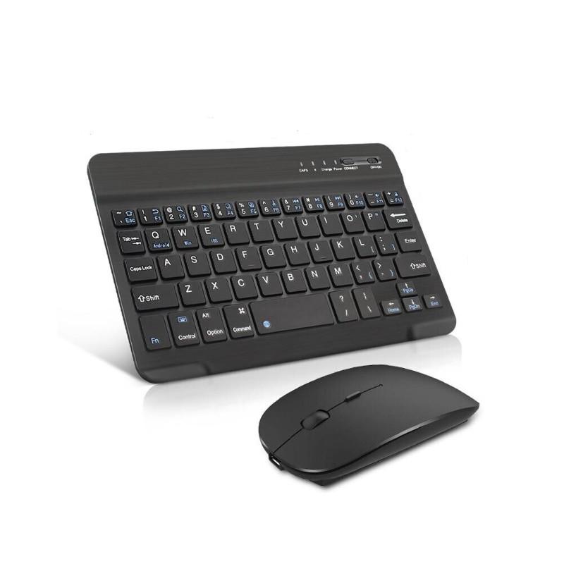 Wireless Bluetooth Keyboard And Mouse Set With Multilingual Support For Arabic Spanish French And Russian Devices