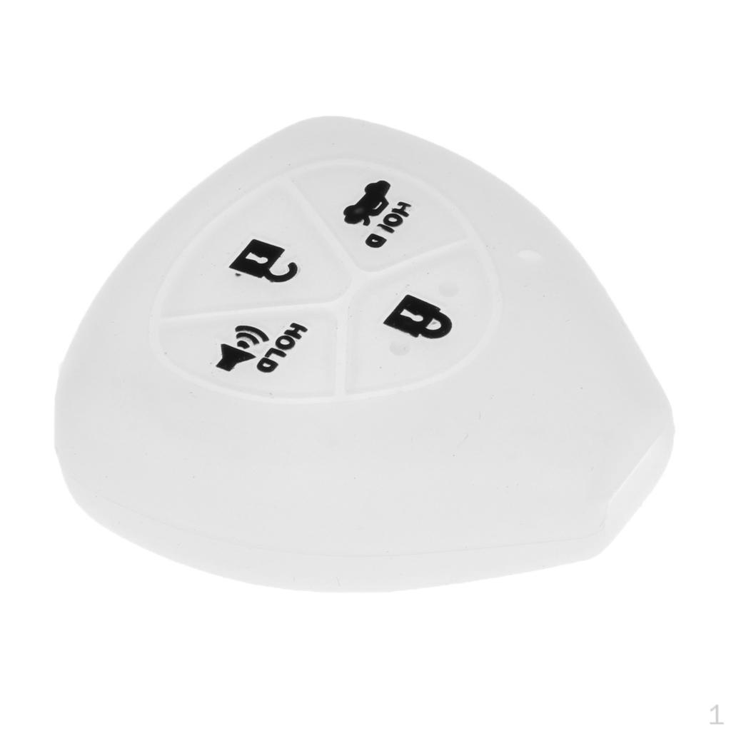 

Car Silicone Remote Control Key Holder Case Cover Shell - Transparent