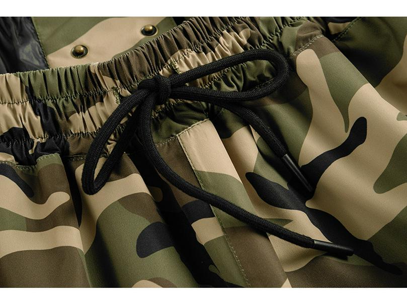Calças de Esqui Camufladas Unissex: Equipamento de Snowboard à Prova de Vento, Impermeável, Espesso, Forrado com Fleece, Estilo Americano.
