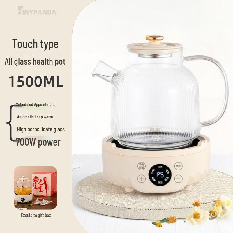 Glass Multi-Functional Automatic Tea Kettle with Heat Preservation