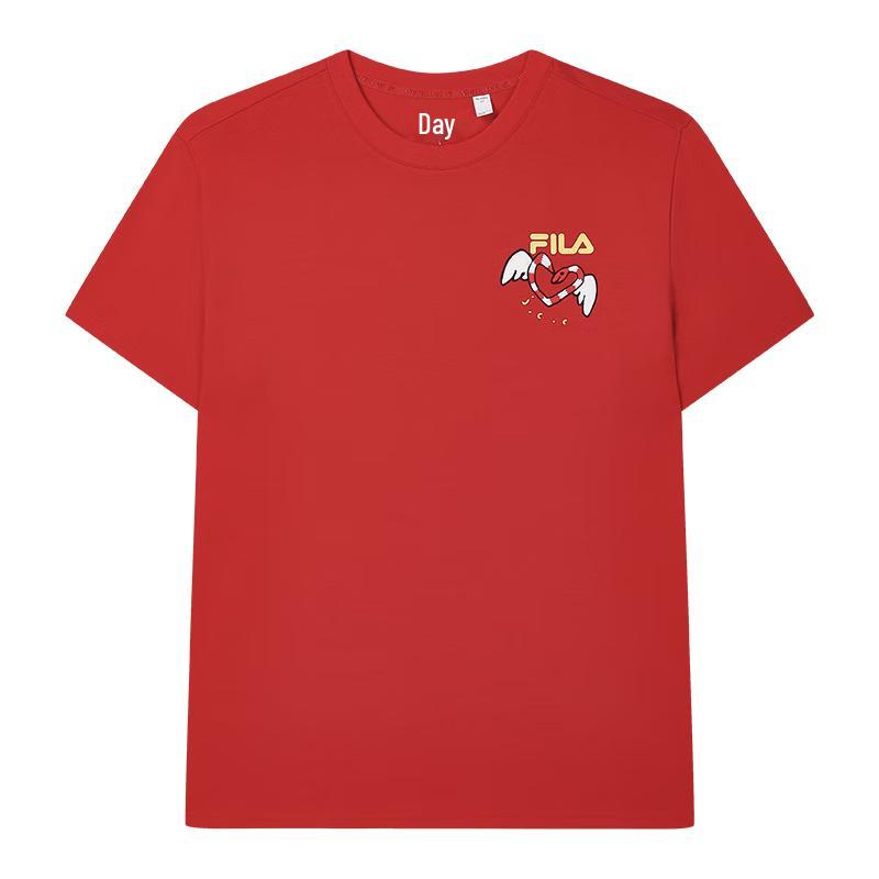 Унисекс футболка FILA с вышивкой со змеиным принтом XL