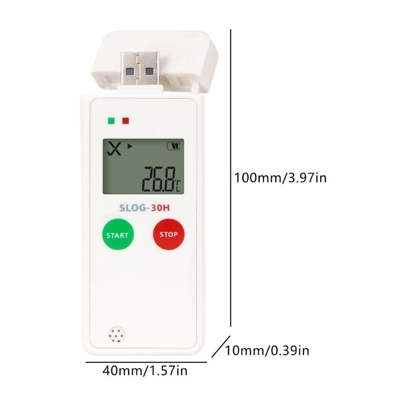 Industrial Humidity Temperature Meter Multifunction Climate Trackers Hearable Alarm System Historical Data Analysis Tool
