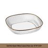 Elegant Transparent Vinegar and Snack Dish - Food Grade Plastic Plate for Dipping Sauces