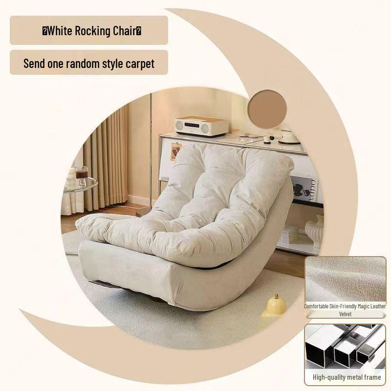 Comfort Rocking Recliner: Living Room, Bedroom, Balcony Single Sofa for One