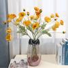 Feel moisturizing flocking poppy simulated flower hotel window setting props atmosphere fake flower