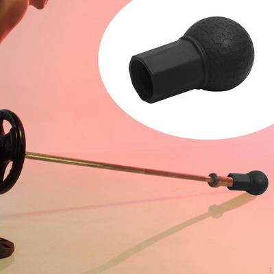 Fixation Landmine pour Barre Haltère Support en Caoutchouc à Bille 2,56 pouces Base Pivotante au Sol