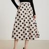 Gejin Casual Polka Dot A-Line Mid-Length Skirt
