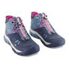 DECATHLON CROSSROCK Slip-Resistant Water-Resistant Mid-Top Kids' Outdoor Shoes Blue Kids'