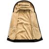 Kapuzenpullover Herren Herbst Winter Verdicken Fleece Sherpa Jacke Reißverschluss Kapuzenmäntel Reißverschlusstaschen Tragen