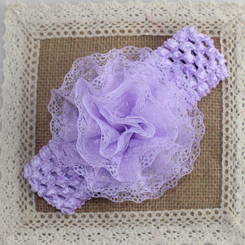 Clearance: Lace Flower Baby Headband – Elastic, Stylish for Kids