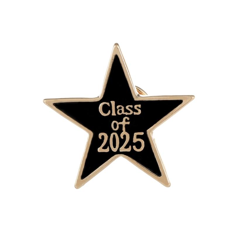 Elegant Graduation Caps Brooch Pin Beautifully Crafted Graduate Caps Pin Badge Adornment Enhancing Ceremony Attire