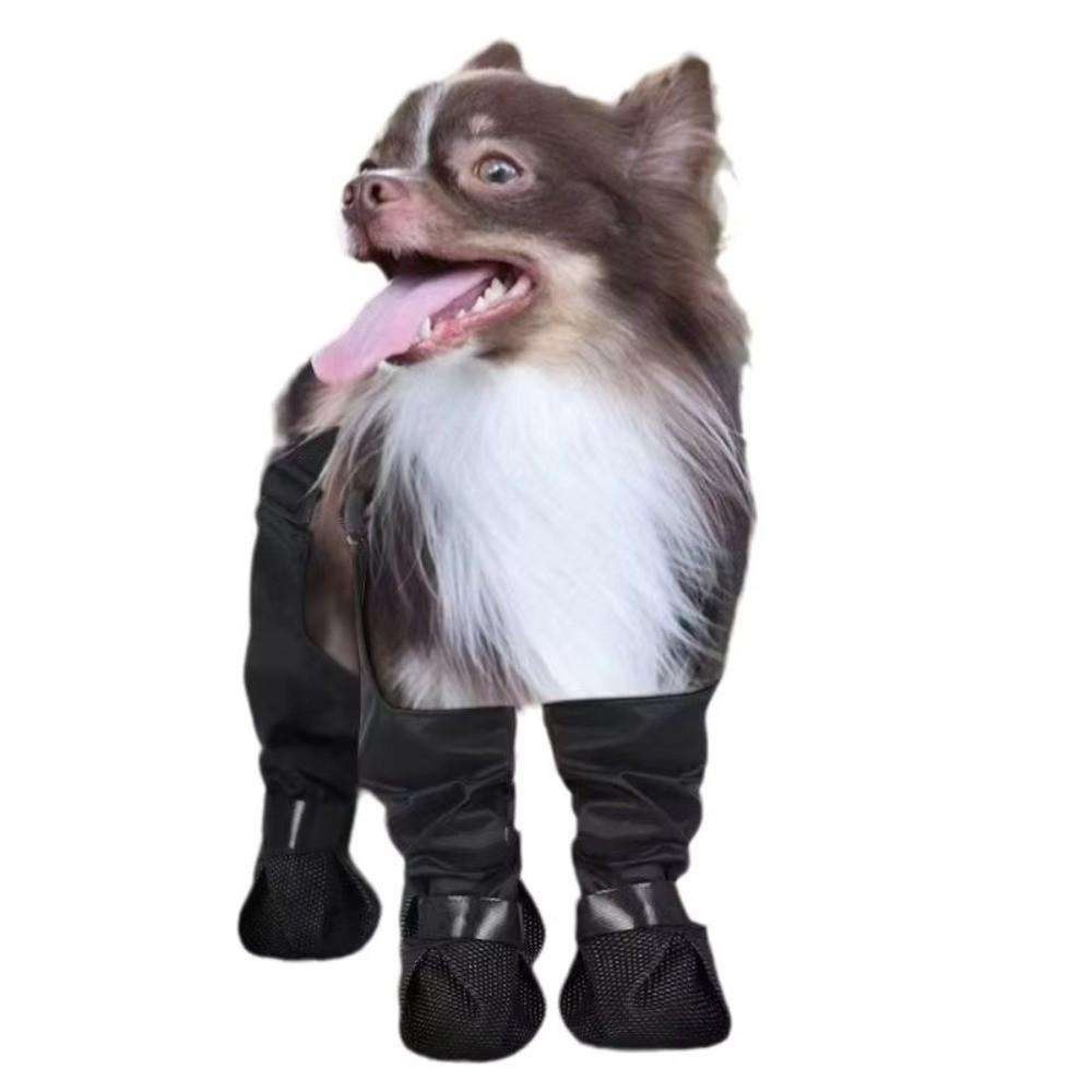 Breathable Dog Rain Boots Adjustable Pets Paws Protector Easy To Use Dog Suspender Boots Walking