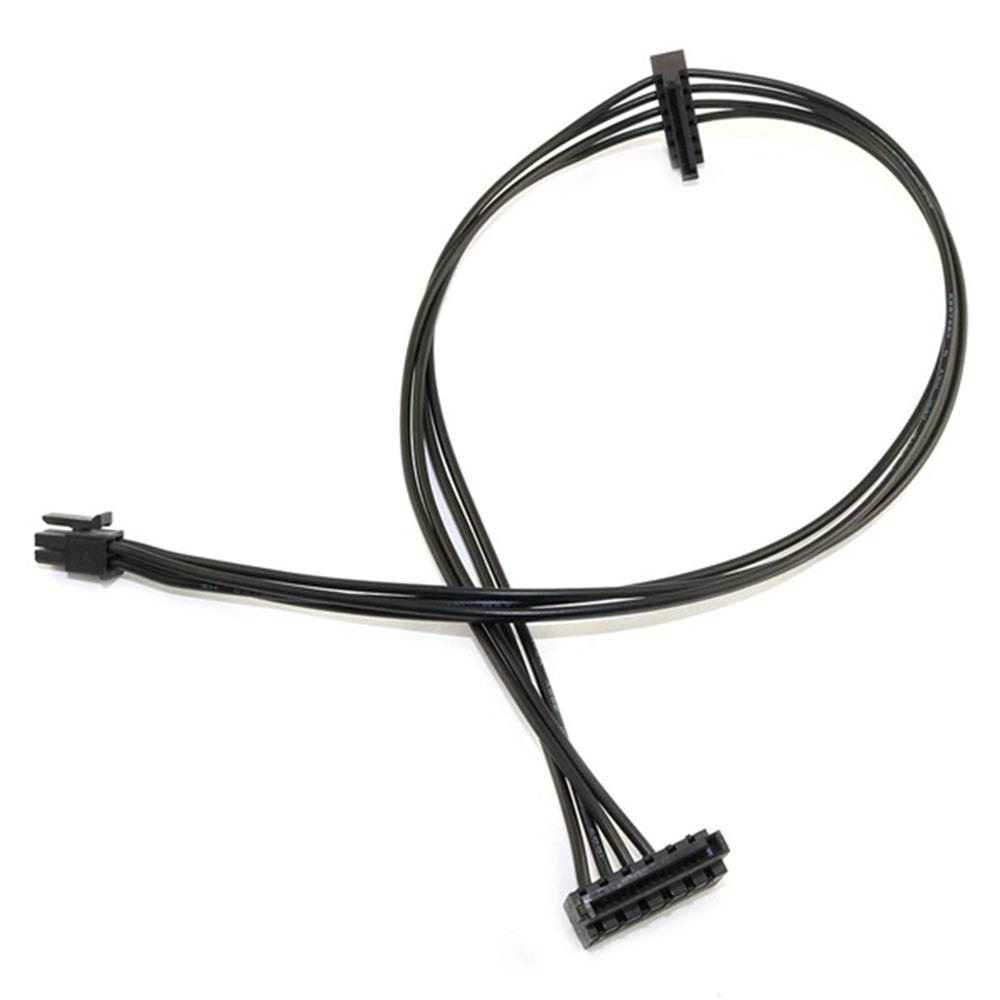 4Pcs MINI 4Pin to 2 SATA Power Supply Cable for Lenovo Motherboard Mini 4Pin to Dual SATA SSD Power Supply Cable 45cm NONE