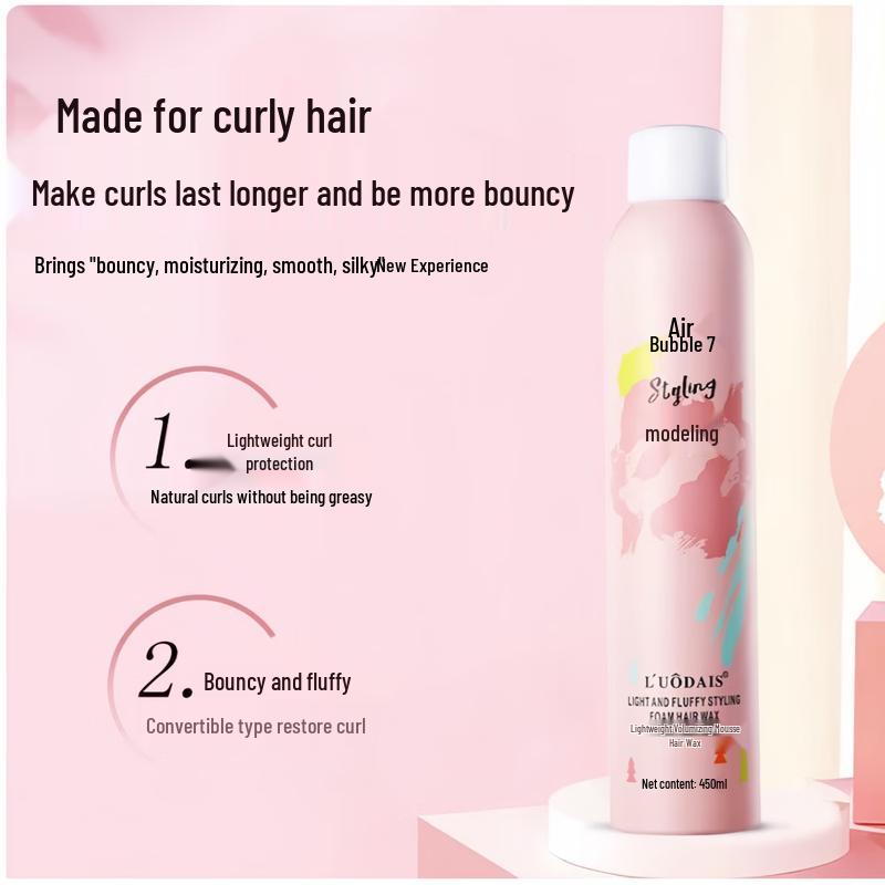 L UODAIS Long-Lasting Styling Foam Hair Mousse