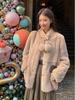 Women's Sweet Casual Plush Long Sleeve Jacket - Autumn/Winter 2025 Petite Loose Thick Warm Top