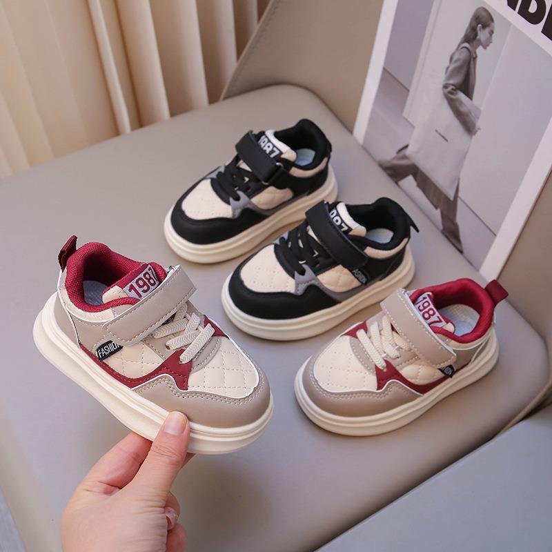 Girls Board Shoes Spring and Autumn New Children's Shoes Boys Sports Shoes Soft Sole Breathable Baby Anti-kick Casual Shoes
