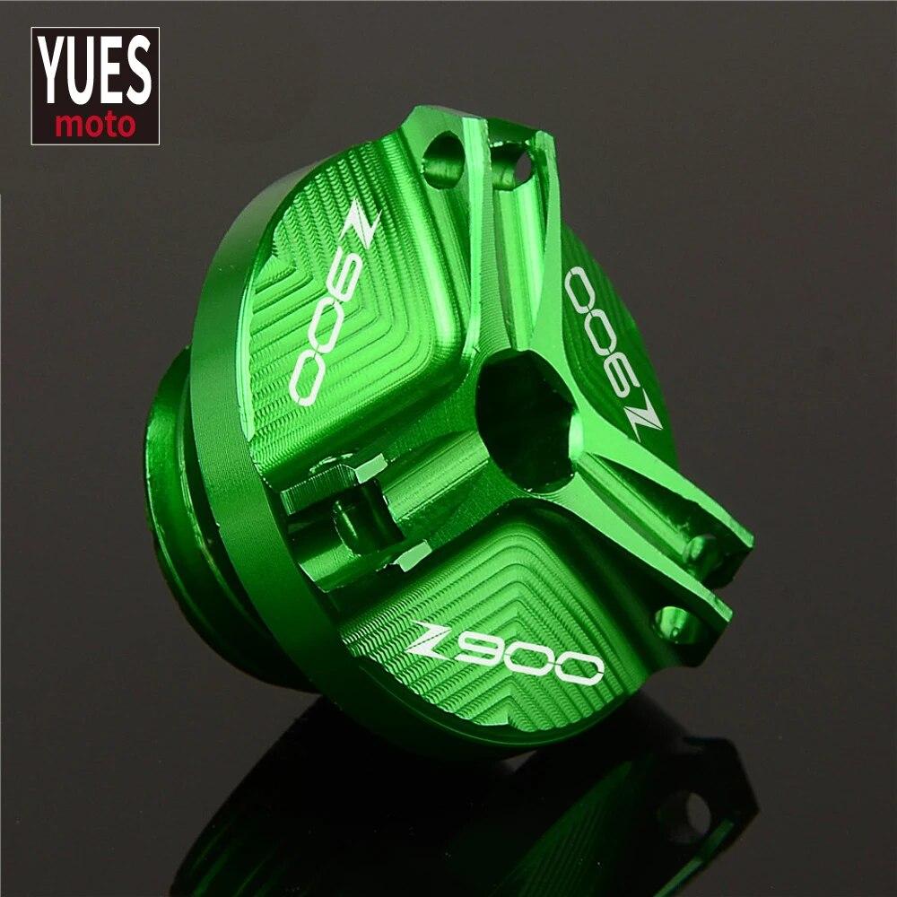 Motorcycle Accessories parts M20*2.5 Engine Oil Drain Plug Sump Nut Cup Plug Cover For Kawasaki Z900 2017 2018