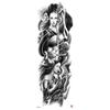 Waterproof Full Arm Flower Tattoo Stickers