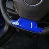 Interior Steering Wheel Bottom Cover Trim Decor For Chevrolet Camaro 2017+ Blue